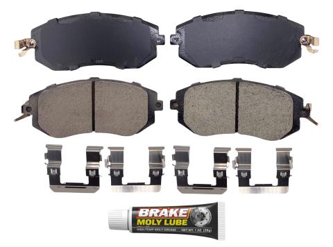 Front Brake Pads 2017-2020 Subaru BRZ, 2003-2006 Subaru Baja, 2001-2016 Subaru Impreza, 2014-2015 Subaru XV Crosstrek, 2016-2017 Subaru Crosstrek, 2007-2013 Subaru Outback, 2003-2012 Subaru Legacy - Sixxa