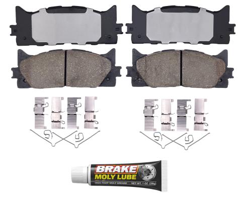Front Brake Pads 2010-2017 Toyota Avalon, 2011-2017 Toyota Camry - Sixxa