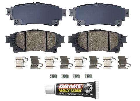Rear Brake Pads 2014-2016 Toyota Highlander, 2011-2022 Toyota Sienna - Sixxa
