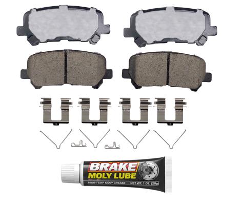 Rear Brake Pads 2016-2018 Honda Pilot, 2017-2019 Honda Ridgeline - Sixxa