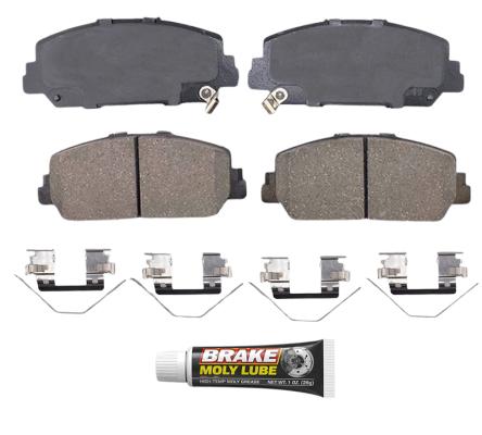 Front Brake Pads - Sixxa 2016-2017 Honda Accord Sport, Touring, Sport Special Edition