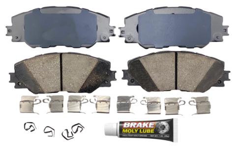 Front Brake Pads 2006-2018 Toyota RAV4, 2016-2020 Toyota Mirai, 2017-2018 Toyota Corolla iM - Sixxa