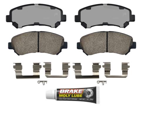 Front Brake Pads 2010-2013 Suzuki Kizashi, 2014-2015 Nissan Rogue Select, 2009-2020 Nissan Maxima, 2014-2017 Nissan Juke - Sixxa