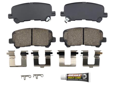 Rear Brake Pads 2009-2022 Honda Ridgeline, 2009-2022 Honda Pilot, 2019-2023 Honda Passport, 2011-2017 Honda Odyssey - Sixxa